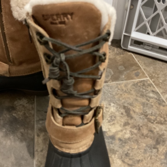 Women’s Sperry for J. Crew Shearwater Tall Duck Boots with Thinsulate Lining, 9M - Picture 5 of 10